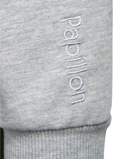 Papillon sved hoody bomuld damer grå størrelse l