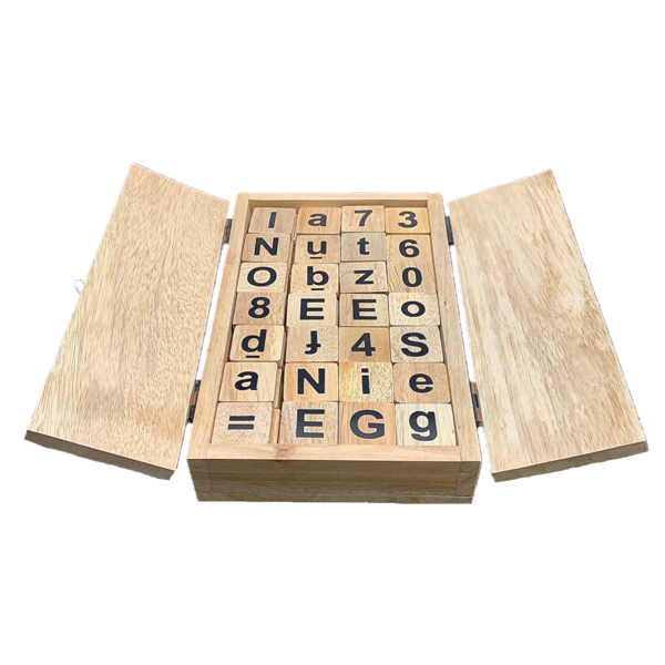 Papoose Toys Papoose Toys Half Letter and Numbers Set