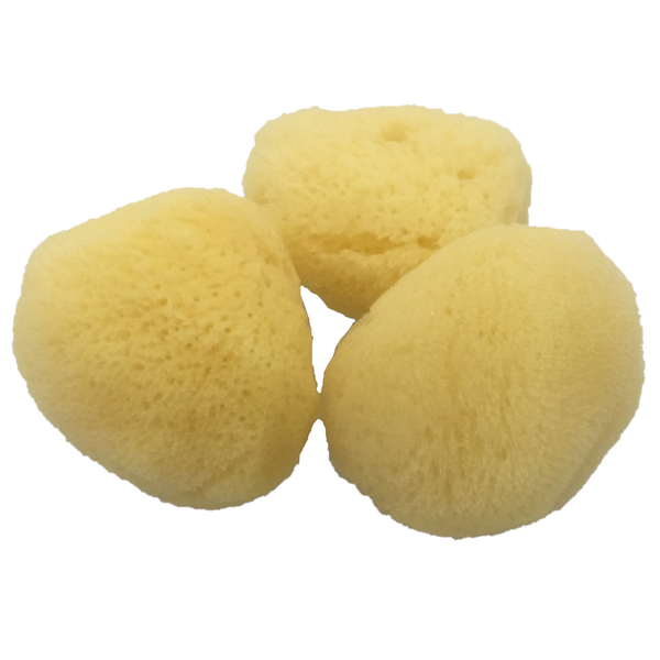 Papoose legetøj papoose legetøj naturlig svamp 'silke' 6 cm 3pc