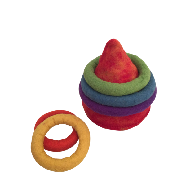 Papoose legetøj papoose legetøj regnbue quoits