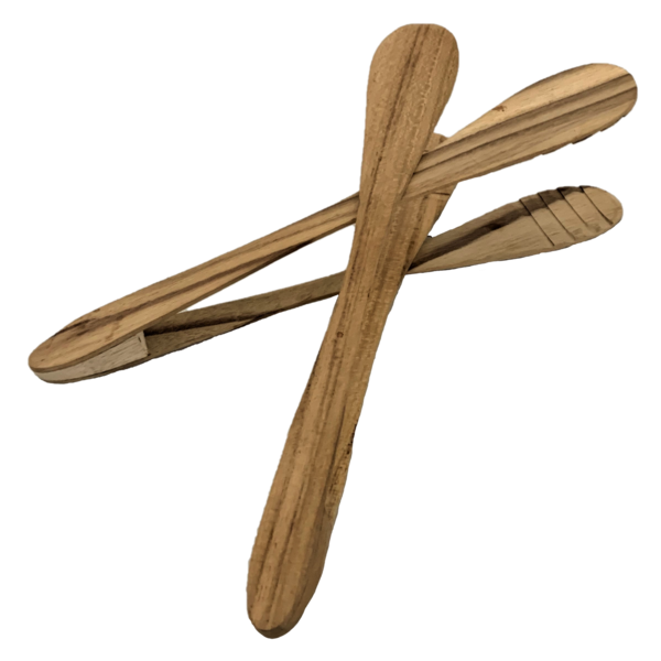 Papoose legetøj papoose legetøj træ tong 4pc