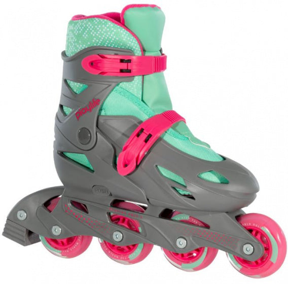 Playlife Inline Skates Riddler Hardboot 82A Grå størrelse 27-30