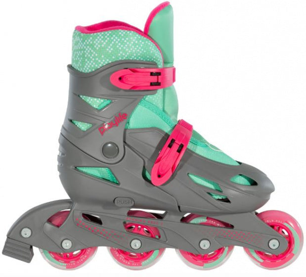 Playlife Inline Skates Riddler Hardboot 82A Grå størrelse 27-30