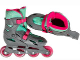 Playlife Inline Skates Riddler Hardboot 82A Grå størrelse 27-30