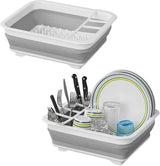 ProPlus Drain Rack Foldbar 31,5 x 36,5 x 13 cm grå hvid