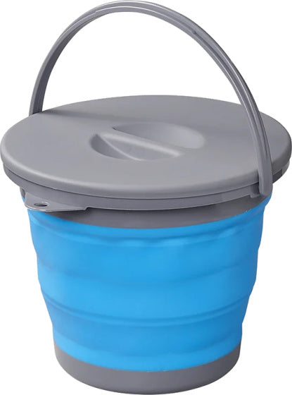 ProPlus Waste Bin Foldbar 5 liter 20 x 25 cm blå grå