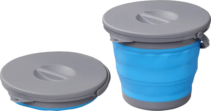 ProPlus Waste Bin Foldbar 5 liter 20 x 25 cm blå grå