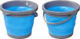 ProPlus Waste Bin Foldbar 5 liter 20 x 25 cm blå grå
