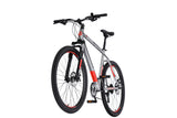 Rucanor Lux 27,5 tommer 51 cm MEN 21V Mekanisk skive Brake Sølvrød