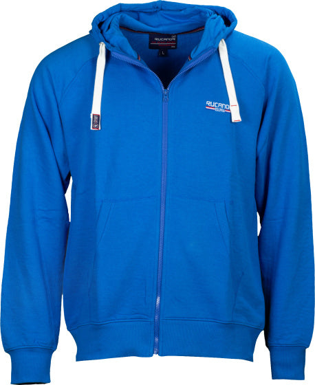 Rucanor Sky Sweatvest Hooded Unbrushed Men Blue Størrelse S