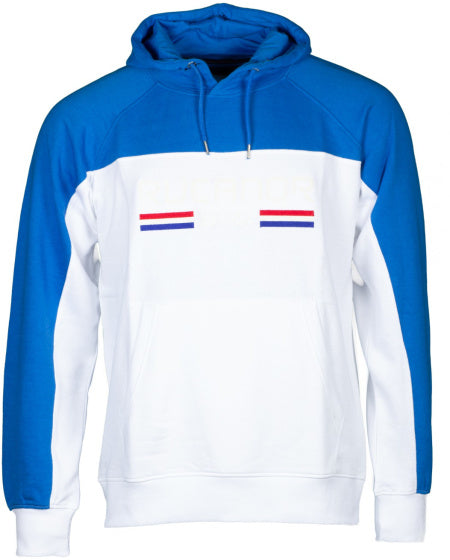 Rucanor Trevor Sweater Hoodie Men Blue White Size M
