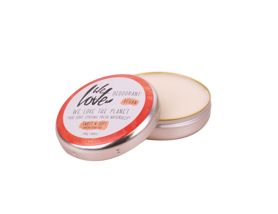 Vi elsker planeten deodorant søde bløde look