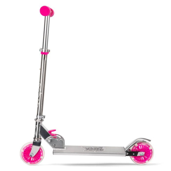 Xootz foldet stuntstep fodbremsepiger pink